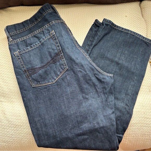 Seven7 Men's Deep Indigo Straight Jeans - Picture 10 of 14